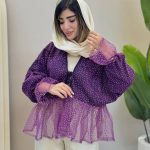 مانتو عروسکی گره ای مجلسی - تصویر دوم
