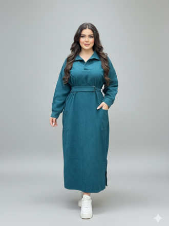 کفتان مخمل کبریتی پاییزه